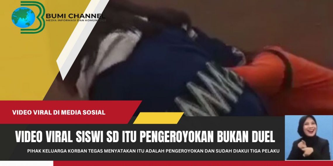 Video Viral di Medsos Antara Siswi SD di Sukabumi Ternyata Bukan Duel Tapi Pengeroyokan