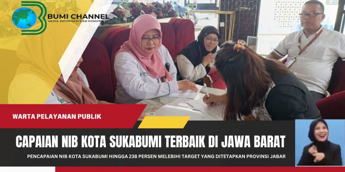 Capaian NIB DPMPTSP Kota Sukabumi Tahun 2024 Tertinggi dan Terbaik di Jawa Barat