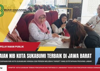 Capaian NIB DPMPTSP Kota Sukabumi Tahun 2024 Tertinggi dan Terbaik di Jawa Barat