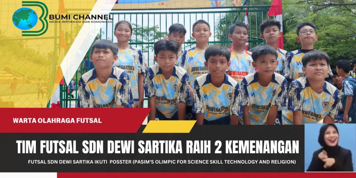 Tim Futsal SDN CBM Dewi Sartika Raih Dua Kemenangan di Babak Penyisihan Kejuaraan POSSTER 2025