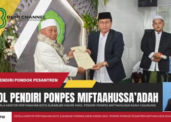 Kepala Kantor Pertanahan Kota Sukabumi Hadiri Haol Pendiri Ponpes Miftaahussa’adah