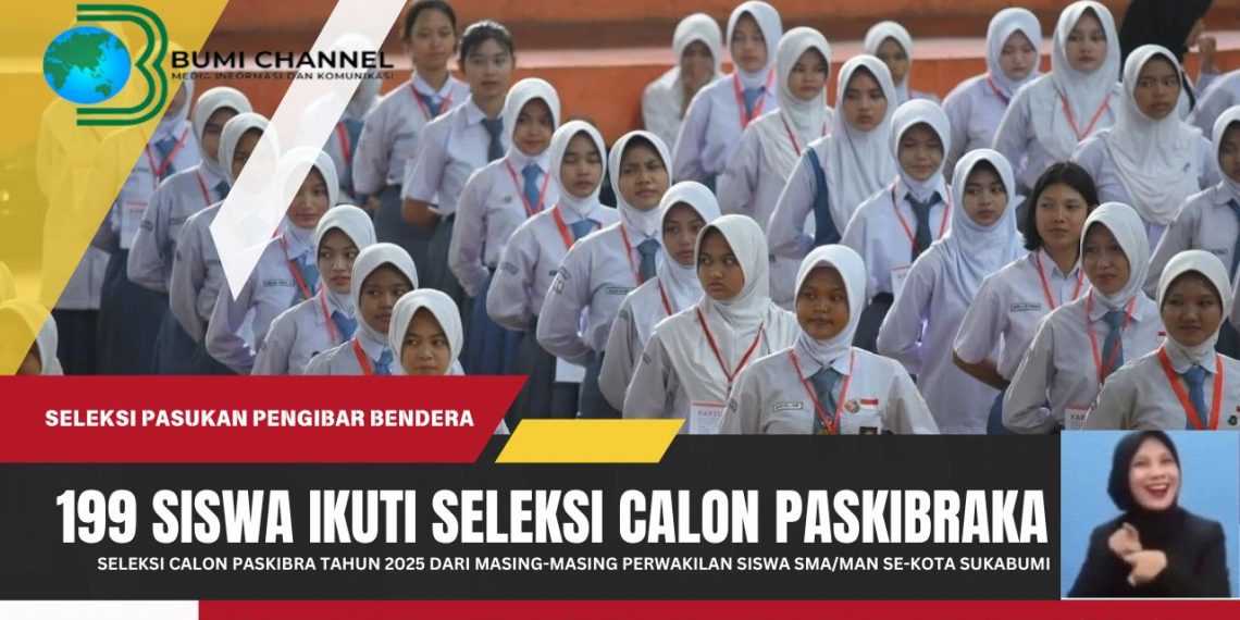 199 Siswa SMA/SMK di Kota Sukabumi Ikuti Seleksi Calon Paskibra 2025