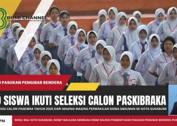 199 Siswa SMA/SMK di Kota Sukabumi Ikuti Seleksi Calon Paskibra 2025
