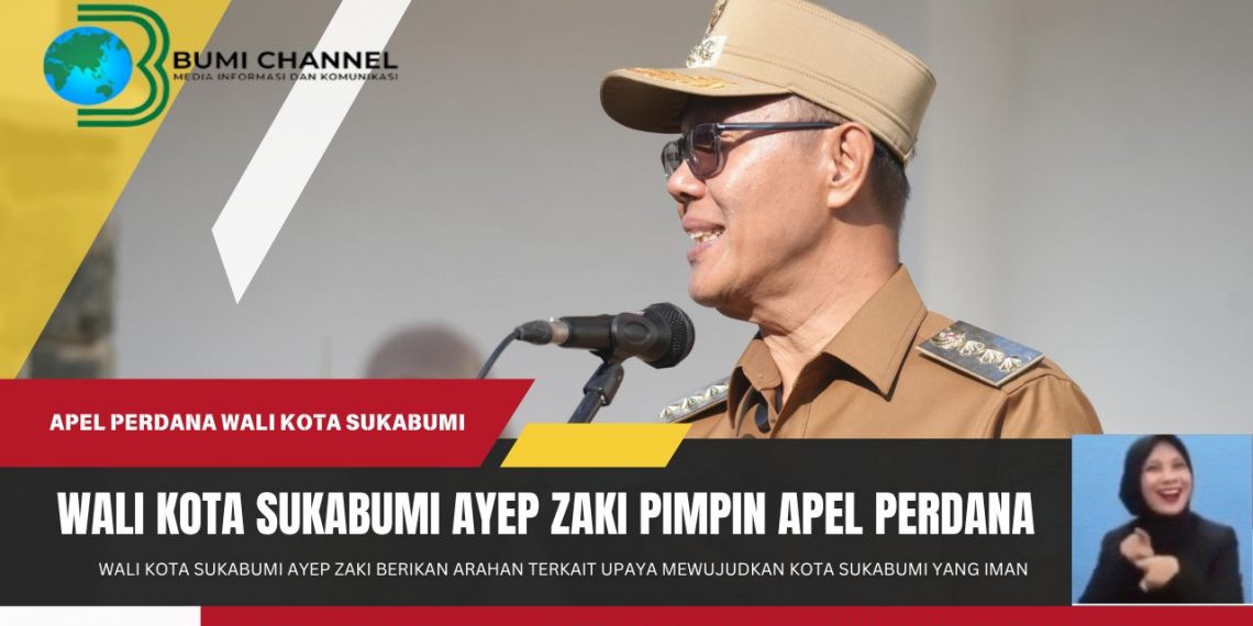 Wali Kota Sukabumi Ayep Zaki Pimpin Apel Perdana di Lapangan Apel Setda