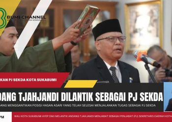 Andang Tjahjandi Dilantik Sebagai Pj Sekretaris Daerah Kota Sukabumi