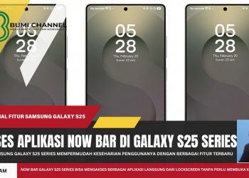 Akses 8 Aplikasi Ini Makin Mudah dengan Now Bar di Galaxy S25 Series