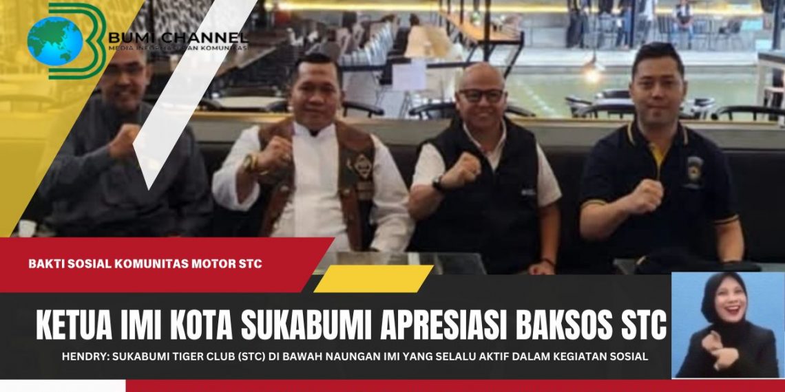 Ketua IMI Kota Sukabumi Apresiasi Kegiatan Sosial Sukabumi Tiger Club (STC)