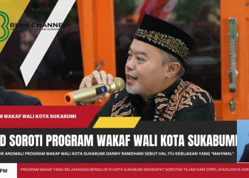 Program Wakaf Wali Kota dan Wakil Wali Kota Sukabumi Disebut Kebijakan yang “Mahiwal”