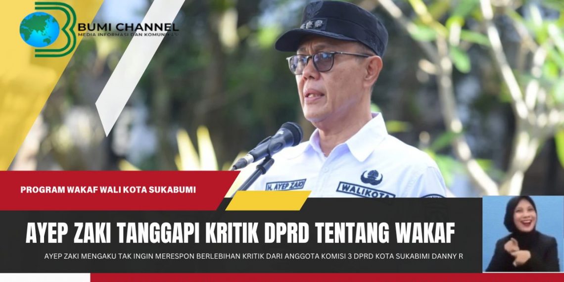 Program Wakafnya di Kritik DPRD, Ayep Zaki Sebut Menjalankan Amanah Undang-undang