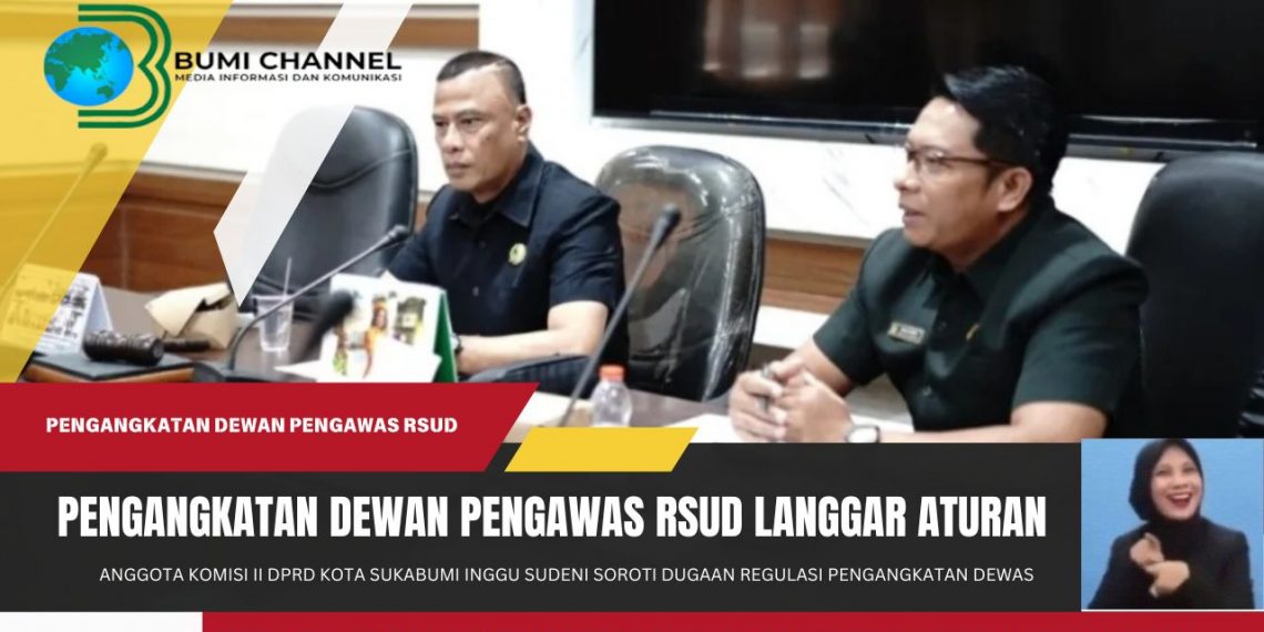 Inggu: Pengangkatan Dewas RSUD R. Syamsudin SH Diduga Langgar Aturan