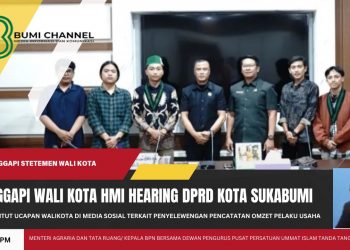 Tanggapi Pernyataan Wali Kota Soal Penyelewengan Omzet, HMI Hearing dengan DPRD Kota Sukabumi