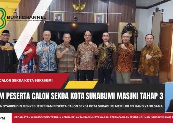 Enam Peserta Calon Sekda Kota Sukabumi Memiliki Peluang Sama