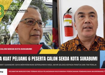 Seleksi Calon Sekda, Yudi Sebut Peluangnya Sama Kuat, Rahmat: Mencari Yang Terbaik Untuk Kota Sukabumi