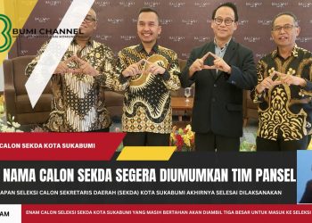 Tim Pansel Calon Sekda Kota Sukabumi Segera Umumkan Nama-nama yang Masuk Tiga Besar