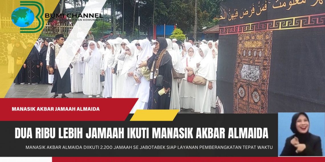 Diikuti 2.200 Jamaah se Jabar dan DKI Manasik Akbar Almaida Sukses Digelar