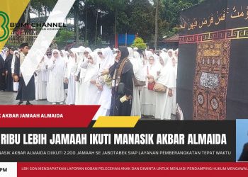 Diikuti 2.200 Jamaah se Jabar dan DKI Manasik Akbar Almaida Sukses Digelar
