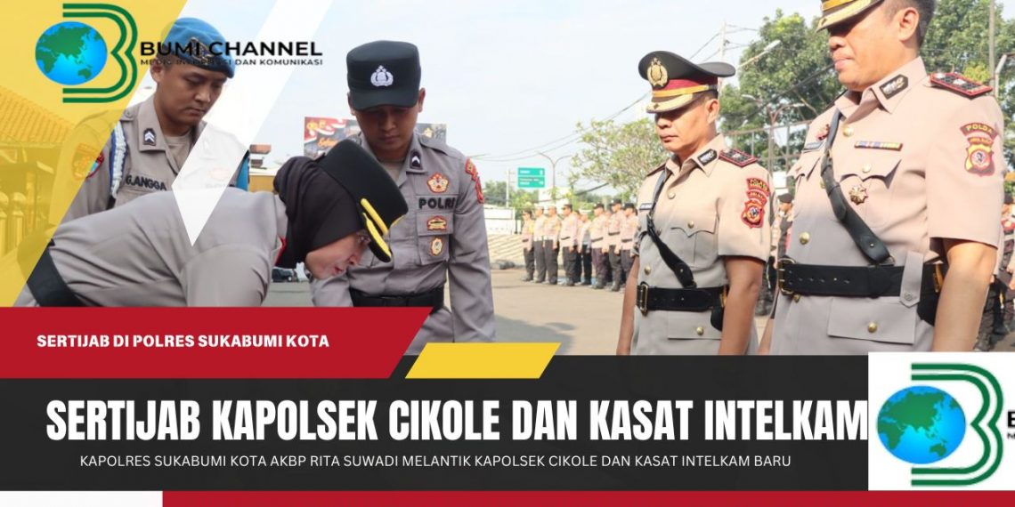 Kapolres Sukabumi Kota Lantik Kapolsek Cikole dan Kasat Intelkam