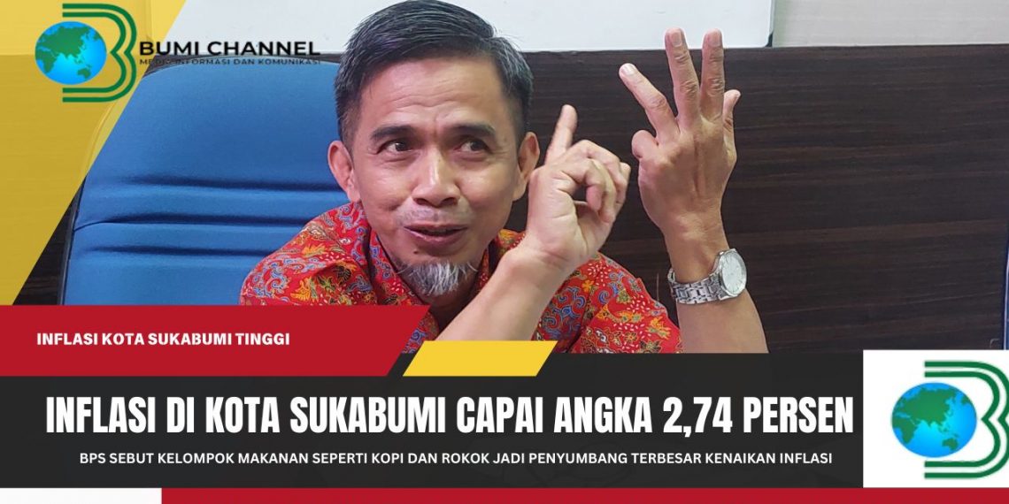 Kopi dan Rokok Penyumbang Tertinggi Inflasi Kota Sukabumi yang Sentuh 2,74 Persen