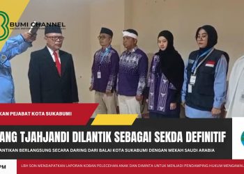 Andang Tjahjandi Resmi Dilantik Secara Daring Sebagai Sekda Definitif