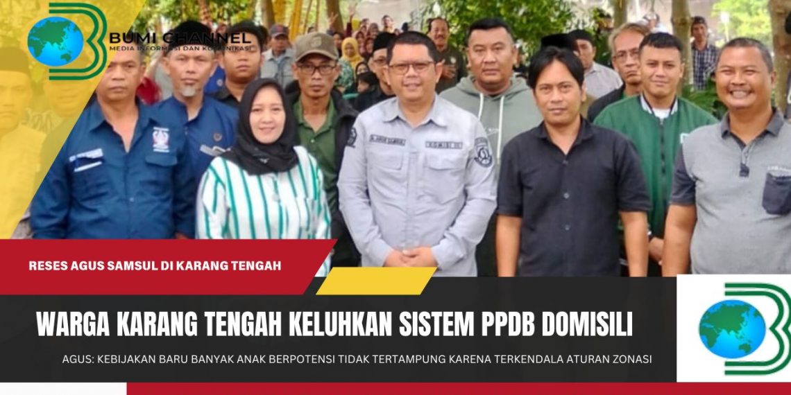 Sistem PPDB dan Air Bersih Jadi Perhatian Utama Agus Samsul Saat Reses di Dapil Tiga