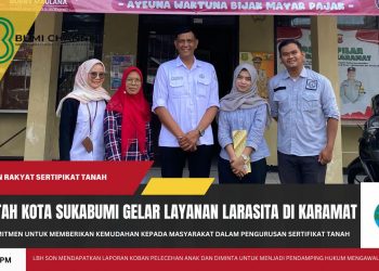 Kantor Pertanahan Kota Sukabumi Gelar Layanan LARASITA di Kelurahan Karamat