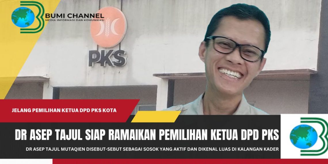 dr. Asep Tajul Siap Ramaikan Bursa Pencalonan Ketua DPD PKS Kota Sukabumi