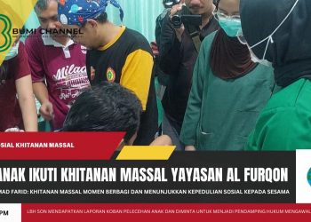 40 Anak Ikuti Bhakti Sosial Khitanan Massal Yayasan Al Furqon Sukabumi