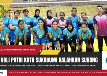 Tim Voli Putri Kota Sukabumi Kalahkan Kabupaten Subang di BK Porprov Wilayah 1