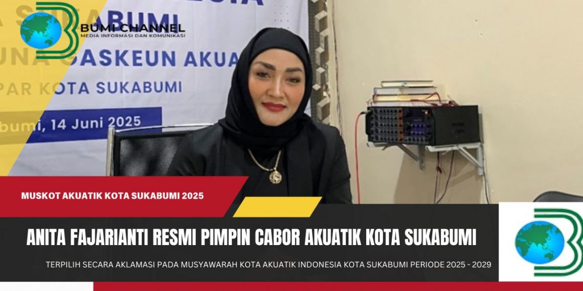 Anita Fajarianti Pimpin Cabor Akuatik Kota Sukabumi Periode 2025-2029