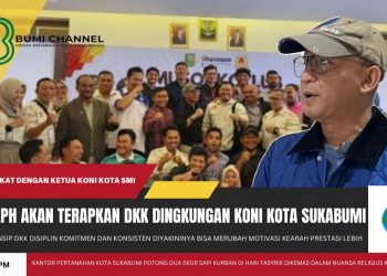 Jadi Kunci Keberhasilan, Yoseph Mahdi Akan Terapkan Prinsip DKK di Lingkungan KONI Kota Sukabumi