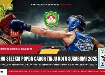 Pertina Kota Sukabumi Akan Gelar Seleksi Popda dan Eksibisi Tinju 5-6 Juli 2025