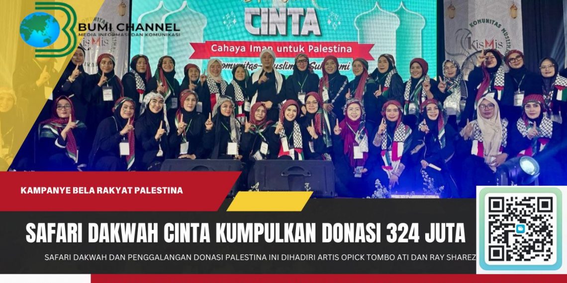 Safari Dakwah Cinta Palestina Sukses Digelar Kumpulkan Donasi Hingga 324 Juta