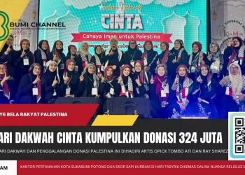Safari Dakwah Cinta Palestina Sukses Digelar Kumpulkan Donasi Hingga 324 Juta