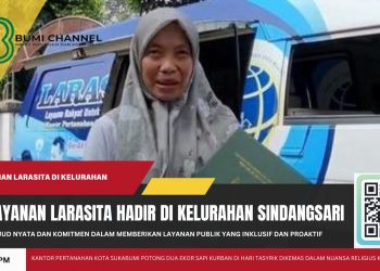 Kantor Pertanahan Kota Sukabumi Hadirkan Layanan LARASITA di Kelurahan Sindangsari