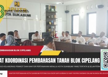 Rakor Konsolidasi Tanah Blok Cipelang Wujud Kolaborasi Menuju Kota Sukabumi yang Tertata dan Sejahtera
