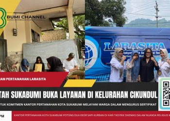 Kantor Pertanahan Kota Sukabumi Gelar Layanan LARASITA di Kelurahan Cikundul