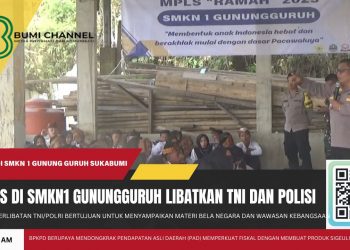 TNI/Polri Terlibat di MPLS SMKN 1 Gunungguruh Berikan Materi Bela Negara dan Wawasan Kebangsaan
