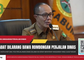 Ayep Zaki: Pejabat Dilarang Membawa Rombongan Besar Saat Perjalanan Dinas