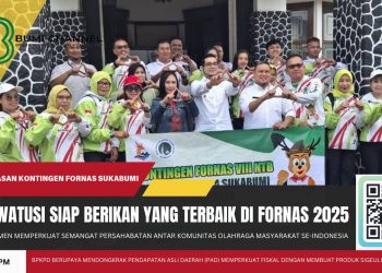 Perwatusi Siap Berikan yang Terbaik Untuk Kontingen Kota Sukabumi di Ajang FORNAS VIII NTB