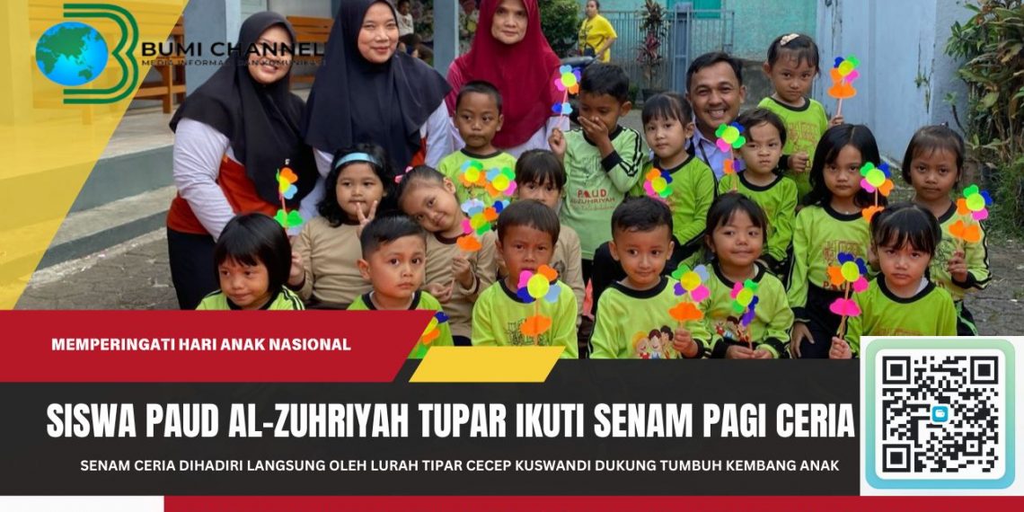 Anak-anak PAUD Al-Zuhriyah Ikuti Senam ‘Pagi Ceria’ Dalam Rangka Hari Anak Nasional 2025