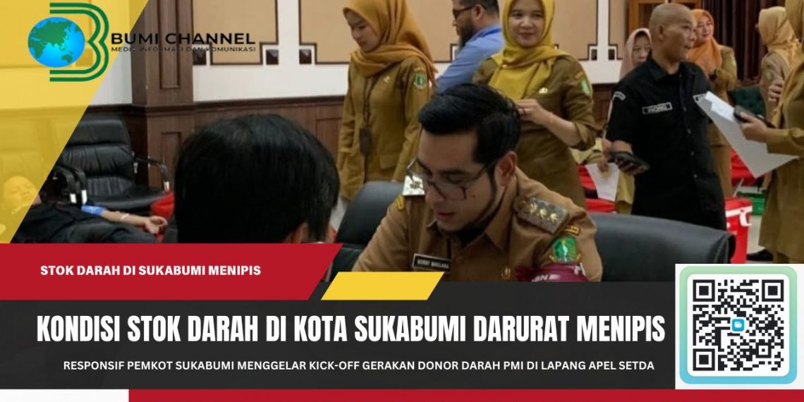 Darurat Stok Darah dan Menipis, Pemkot Sukabumi Gelar Kick-Off Gerakan Donor Darah PMI