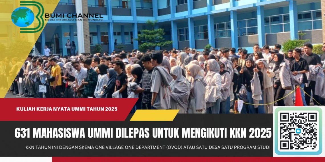 Dukung Peningkatan Indeks Desa Membangun, UMMI Lepas 631 Mahasiswa Mengikuti KKN
