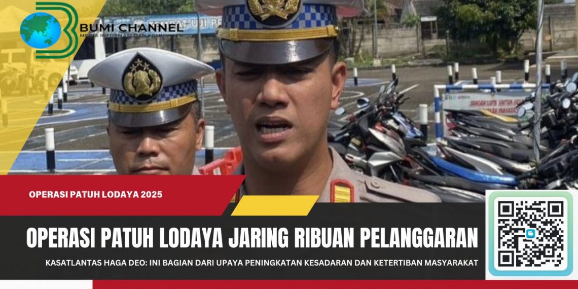 Operasi Patuh Lodaya 2025 Satlantas Polres Sukabumi Kota Jaring Ribuan Pelanggaran
