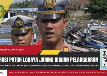 Operasi Patuh Lodaya 2025 Satlantas Polres Sukabumi Kota Jaring Ribuan Pelanggaran