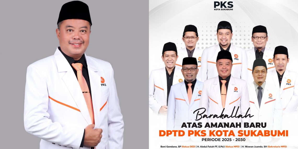 Struktur DPTD 2025–2030 Ditetapkan, Danny Ramdhani Jadi Ketua PKS Kota Sukabumi