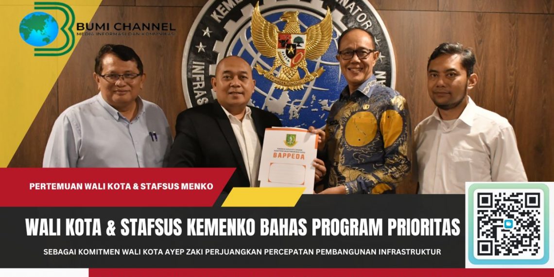 Bertemu Dengan Staf Khusus Menko Infrastruktur, Ayep Zaki Sampaikan Usulan Program Prioritas