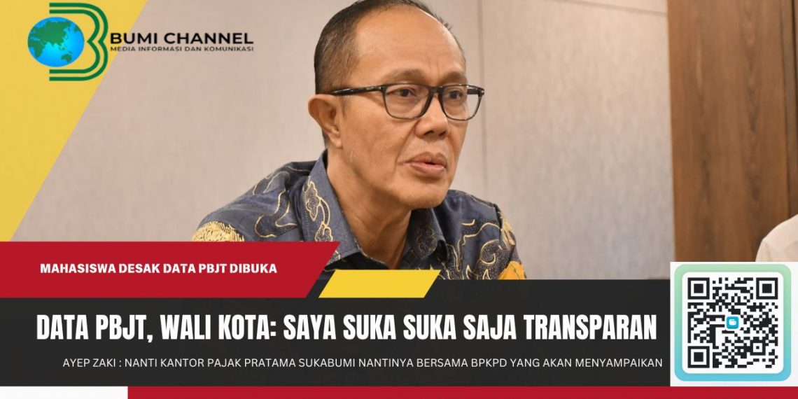 Data PBJT Dibuka, Ayep Zaki: Saya Sih Suka-Suka Saja Transparan