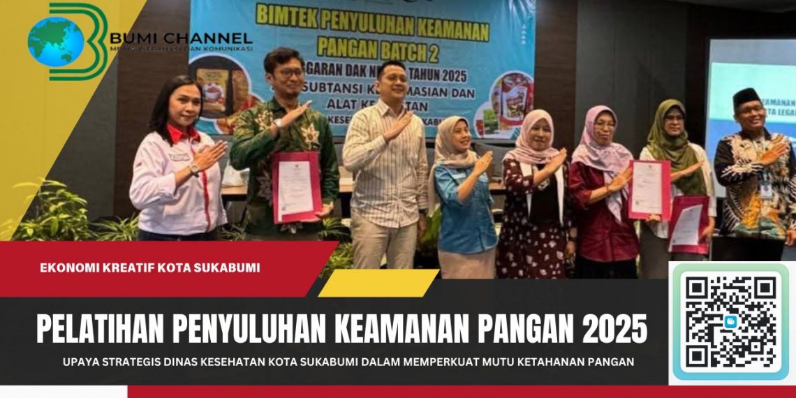 Dinkes Kota Sukabumi Gelar Pelatihan Penyuluhan Keamanan Pangan Bagi 285 Pelaku Industri Rumah Tangga Pangan