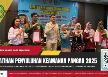 Dinkes Kota Sukabumi Gelar Pelatihan Penyuluhan Keamanan Pangan Bagi 285 Pelaku Industri Rumah Tangga Pangan