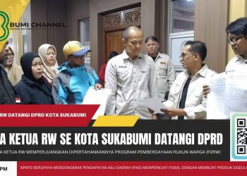 Para Ketua RW Datangi Gedung DPRD Sampaikan Surat Agar Program P2RW Dipertahankan